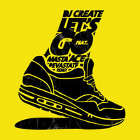 Image 1 of DJ CREATE & MASTA ACE "LET'S GO" 7" Yellow (Limited & Numbered) 