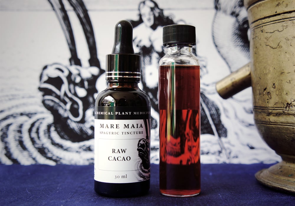 Image of RAW CACAO spagyric tincture - alchemically enhanced plant extraction