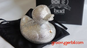 Image of Swarovski Fully Encrusted Diamond Duck.