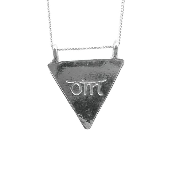 Image of Karmala Triangle Necklace Om 