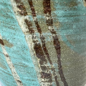 Image of TURQUOISE GLAZED VASE