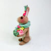 Love Bunny with Basket of Eggs