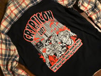 Image 2 of Upcycled “Crypticon 2017” t-shirt flannel