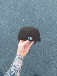 Image 4 of BROCCOLI BROWN NEW YORK YANKEES CUSTOM FITTED CAP