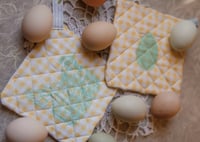 Egg and Hennie Potholders