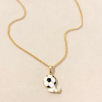 Image 2 of Soccer Necklace