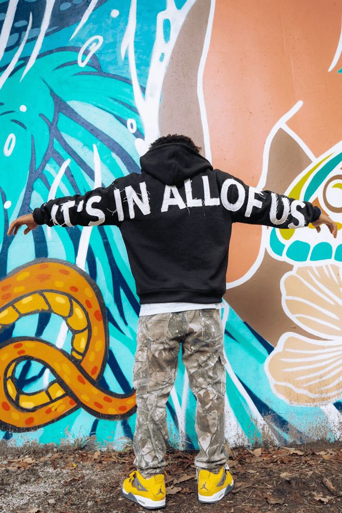 Image of “Spread Love” Zip Hoodie (Black)