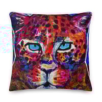 Image 2 of "She Knows" Premium Pillow