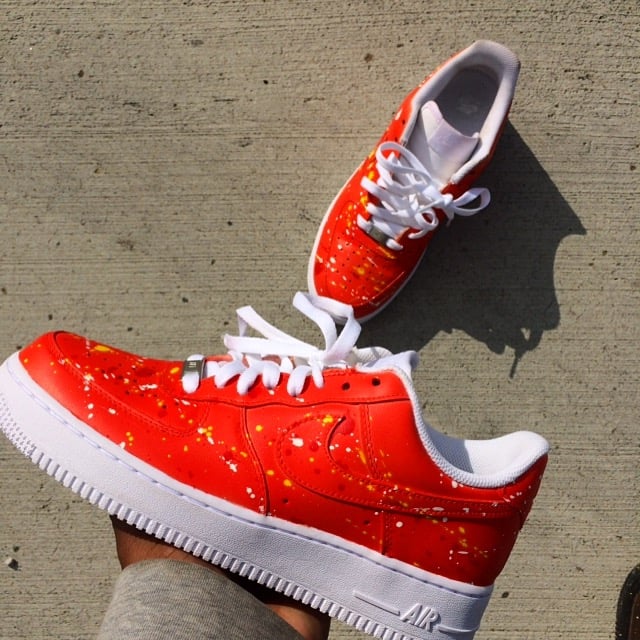 Color Changing Air Force Ones Chitownkustomz   Image 