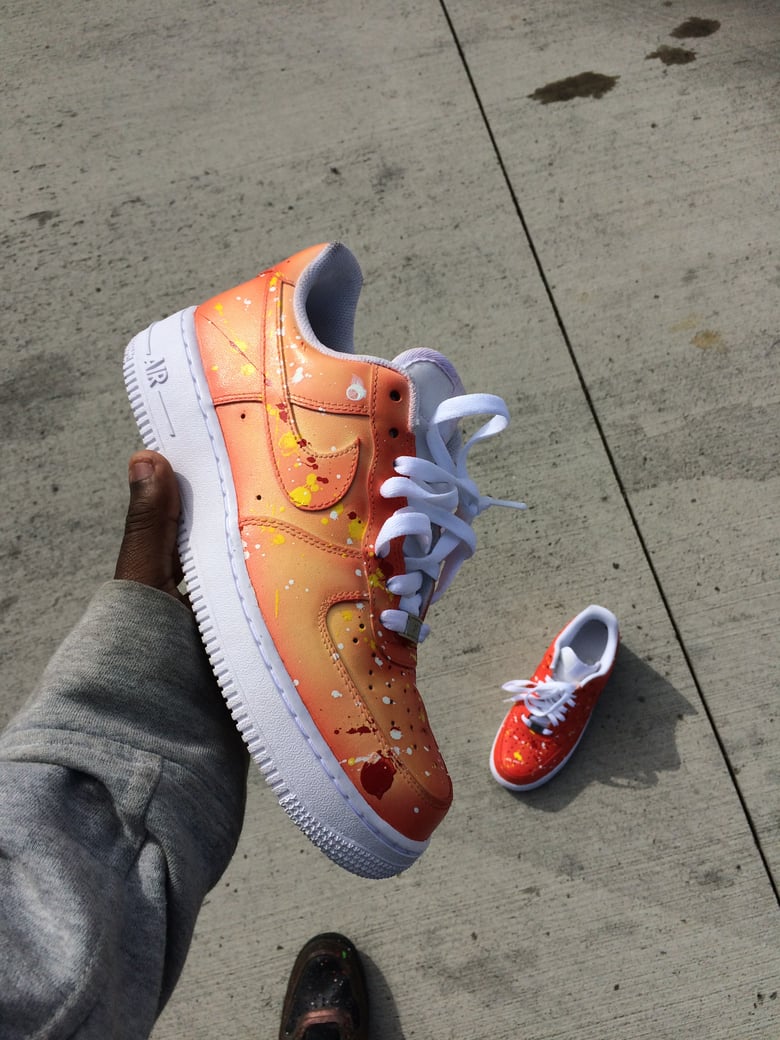 Image of Color changing Air Force ones