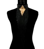 Image 1 of Bead Drop Choker Necklace