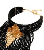 Image 3 of Bead Drop Choker Necklace