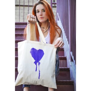 Image of Purple Bleeding Heart Tote Bag