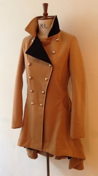 Image 4 of Colour block commander coat