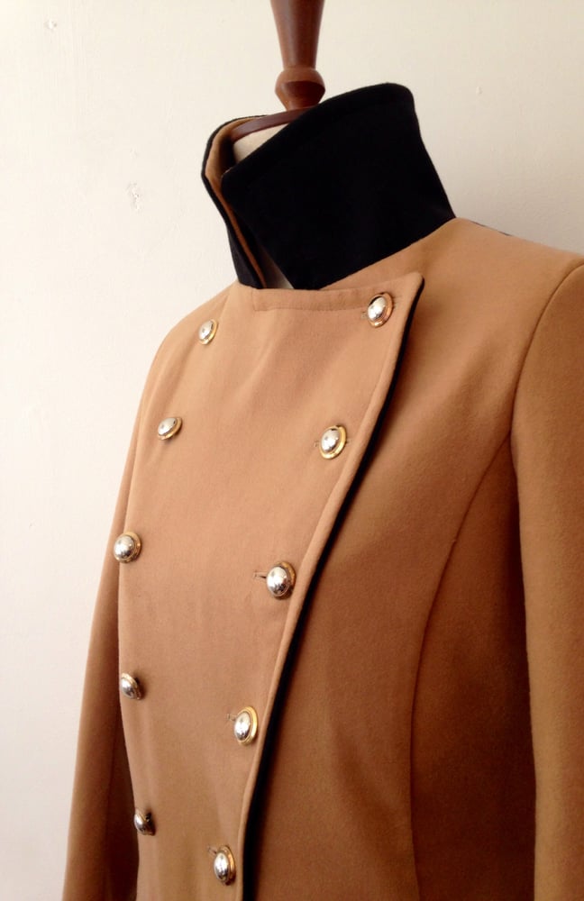 Image of Colour block commander coat