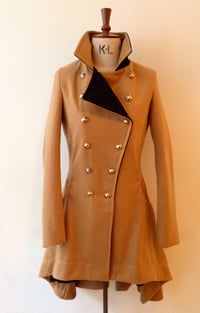 Image 3 of Colour block commander coat