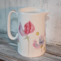 Image 3 of Sweet Pea Fine Bone China 1/2 Pint  Jug