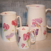 Image 4 of Sweet Pea Fine Bone China 1/2 Pint  Jug