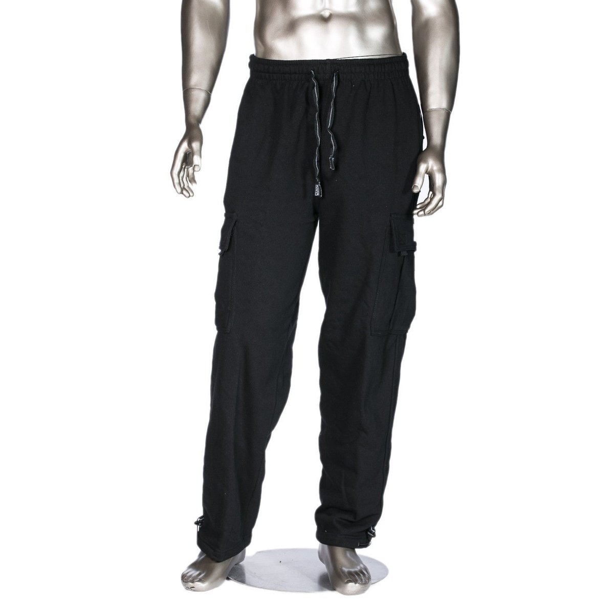 black fleece lined cargo pants