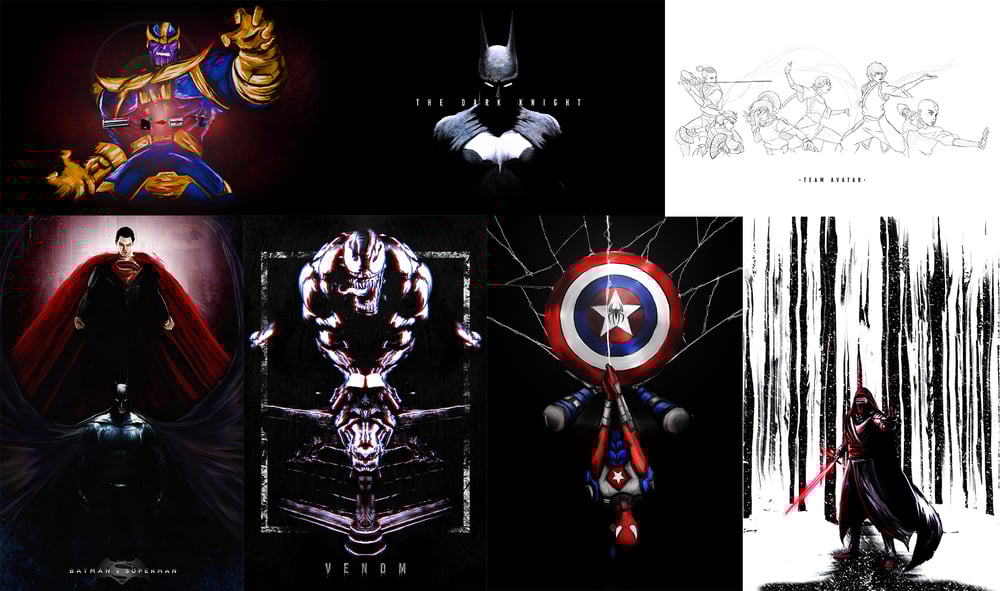 Image of ALL 7 PRINTS!