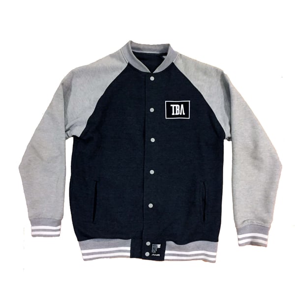 Image of Mens - TBA Varsity Jacket (GREY)