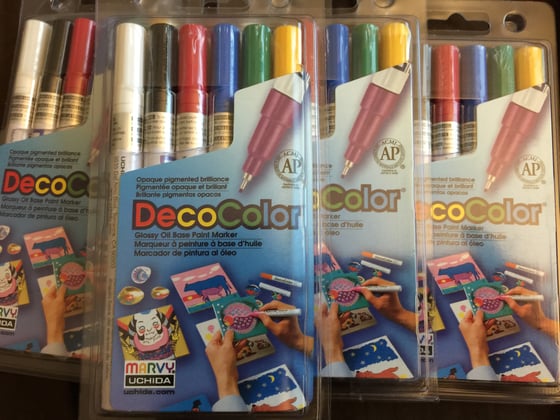 Image of Fine Point Deco Markers 6 packs..