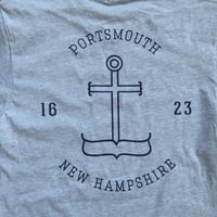 Image 3 of Short Sleeve Portsmouth NH Soft Heather T-shirt -unisex