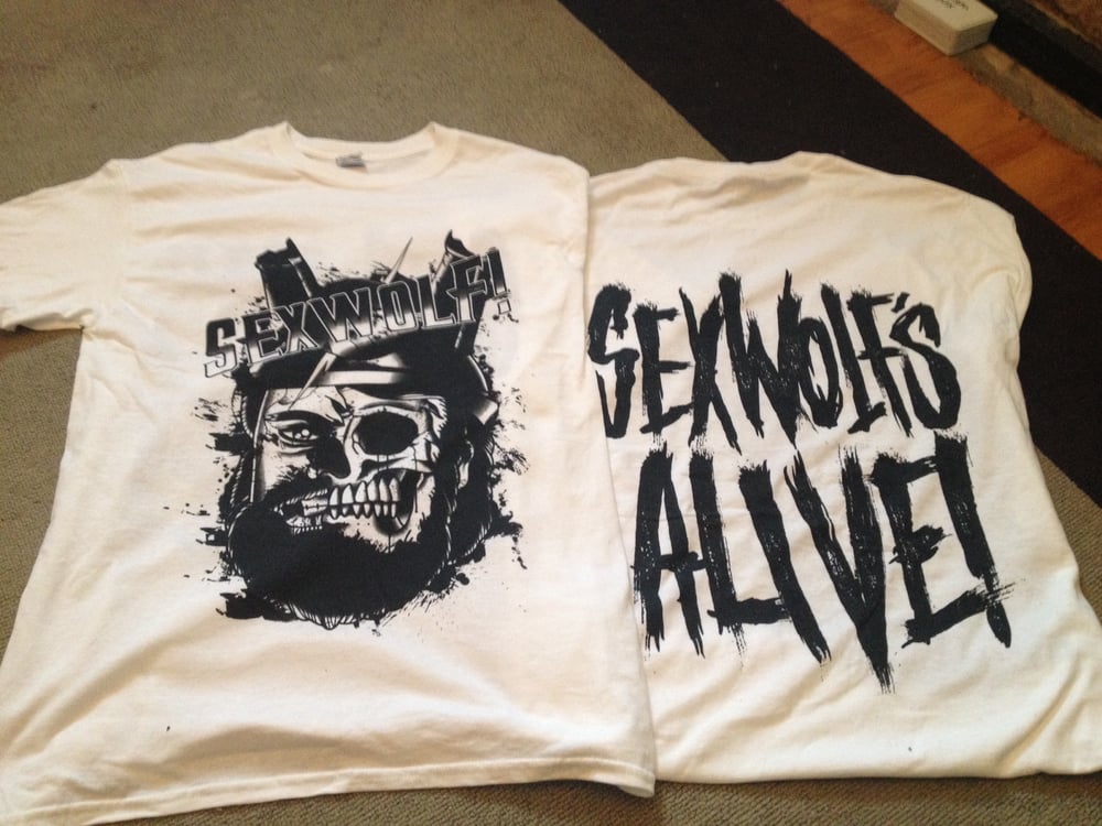 Image of Sexwolf's Alive! Double sided tshirt