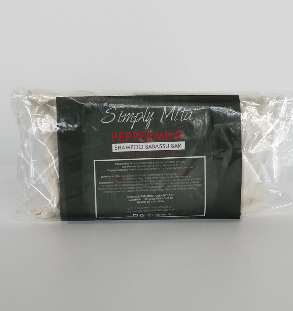 Image of Peppermint Shampoo Babassu Bar