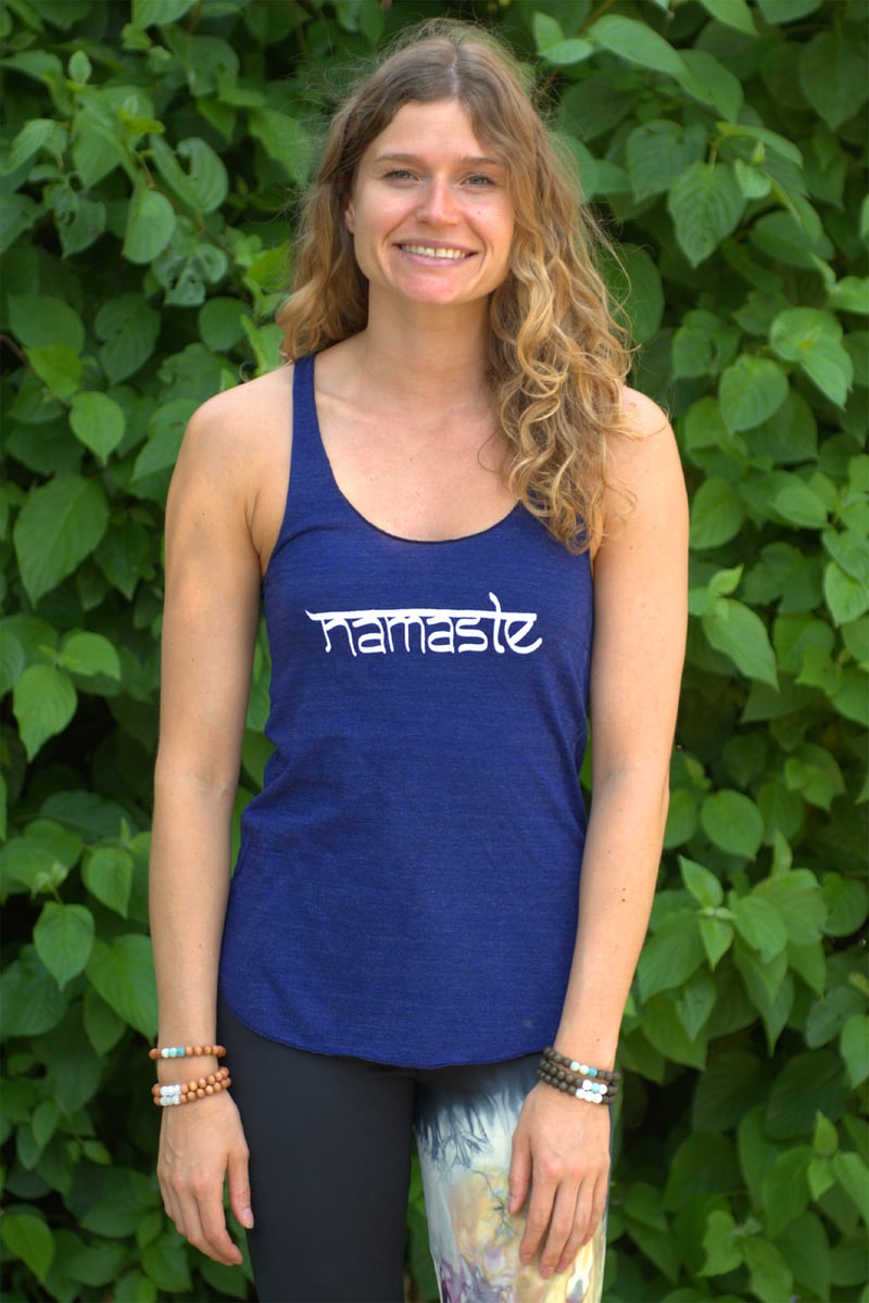 Bamboo Tank Top Long : Namamaste / Karmala Designs