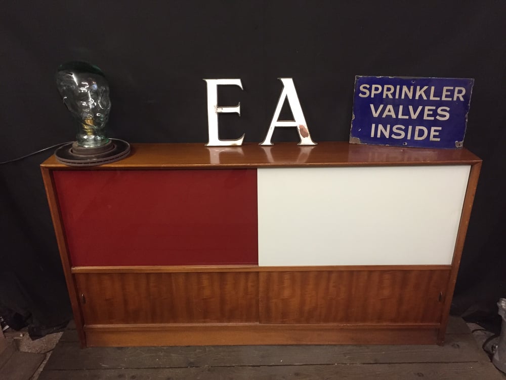 Image of Mid-Century Teak Cabinet.