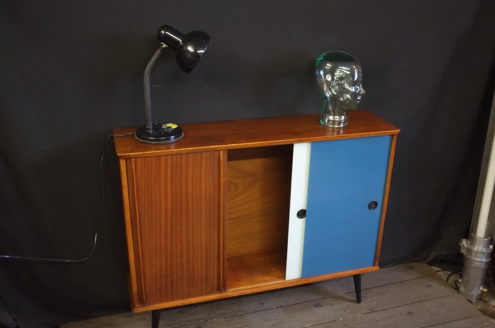 Image of Solid Teak Mid-Century cabinet