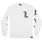 Image of TRIBAL L/S T-SHIRT - WHITE