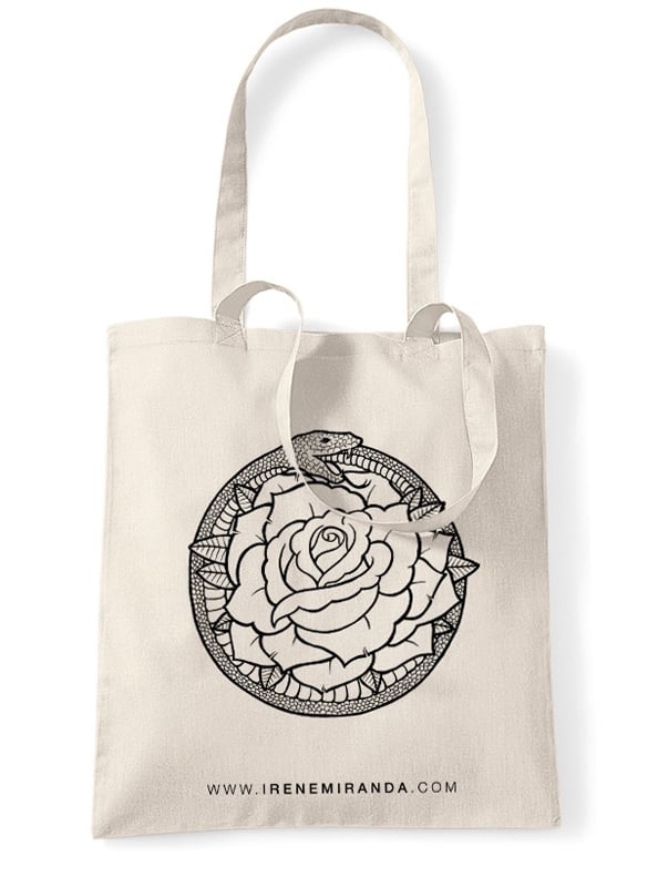 Image of SNAKE & ROSE Tote Bag