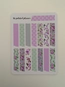 Image of Purple and Mint Faux Washi Stickers