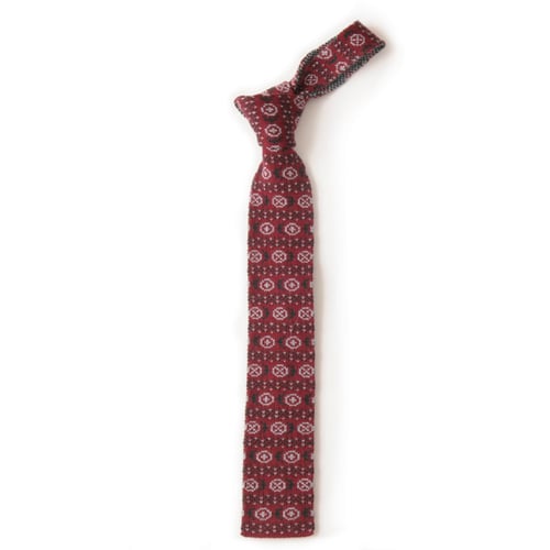 Image of Pompom Fairisle Tie
