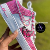 Image 2 of AF1 Butterfly Bling - Men 7.5 - 10.5