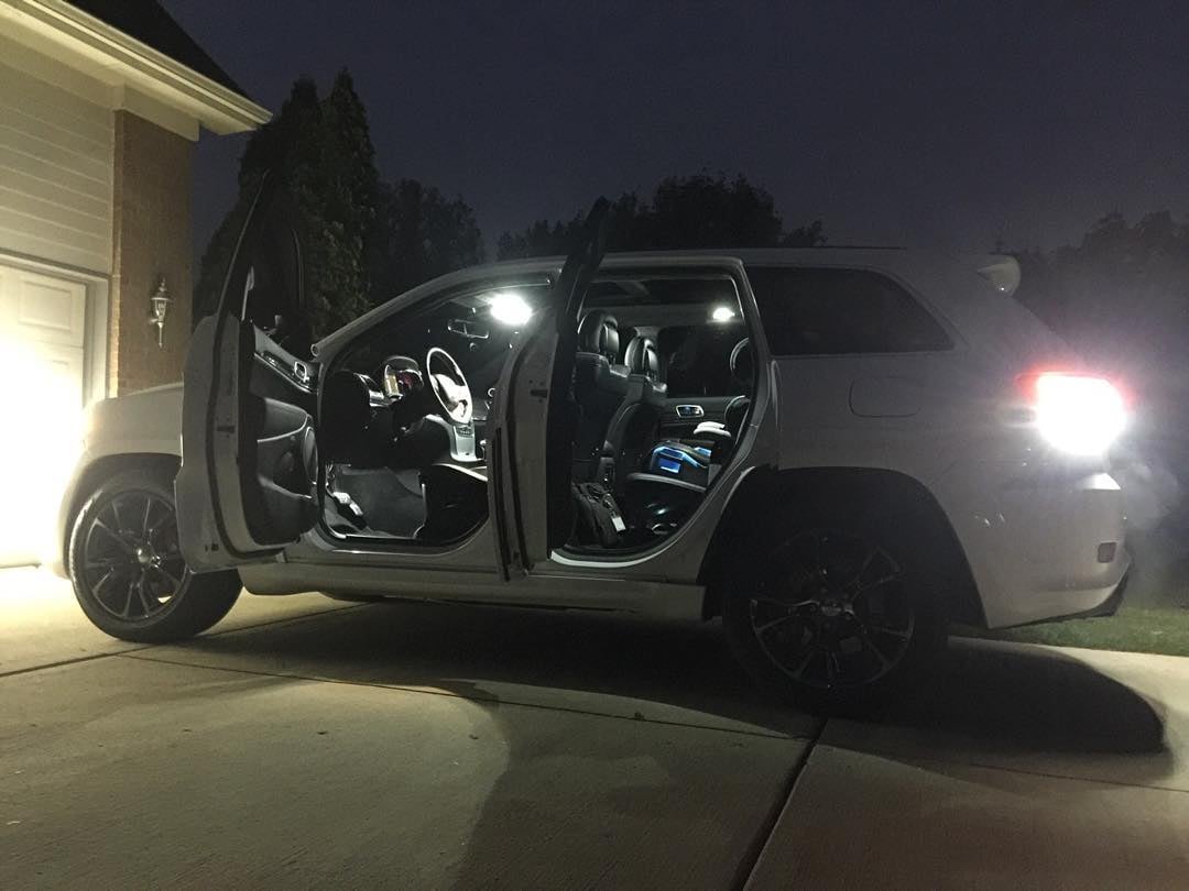 Image of Complete Interior LED Kit for the All Jeep models including SRT, overland, Laredo, limited