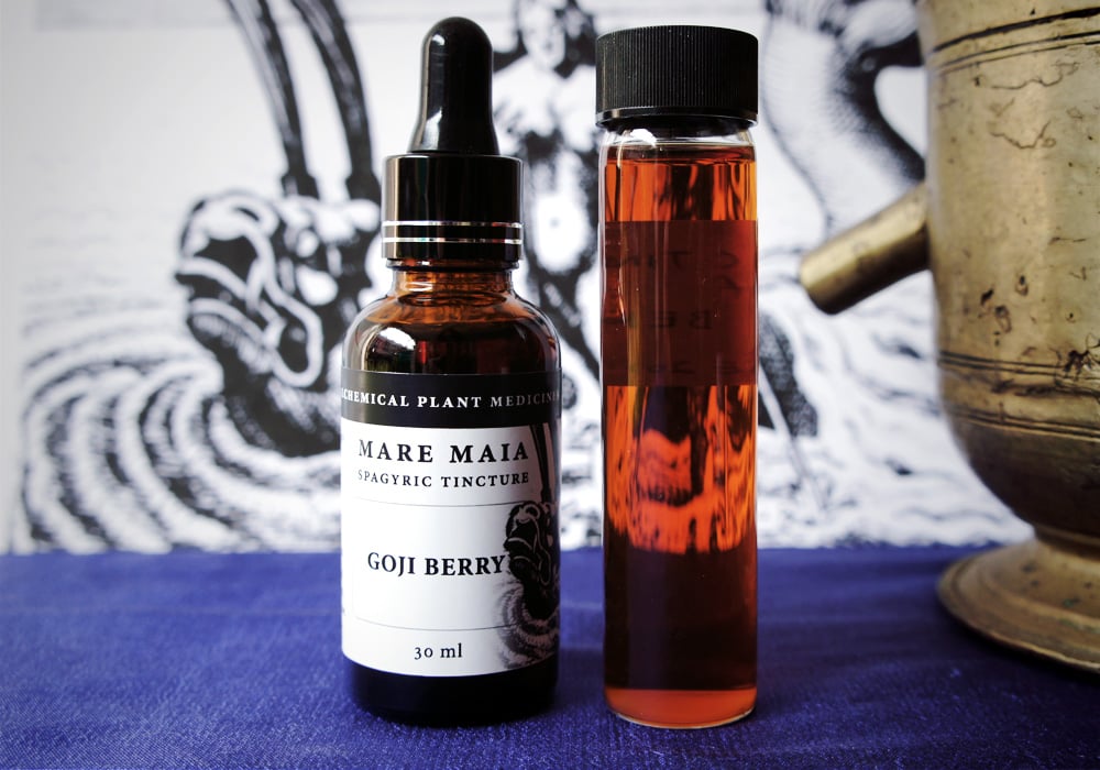 Image of GOJI BERRY spagyric tincture - alchemically enhanced plant extraction