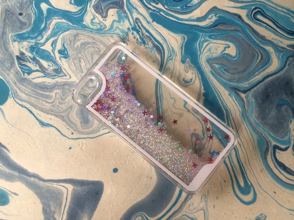 Image of iPhone 5 'Chasing Waterfalls' Glitter Cover