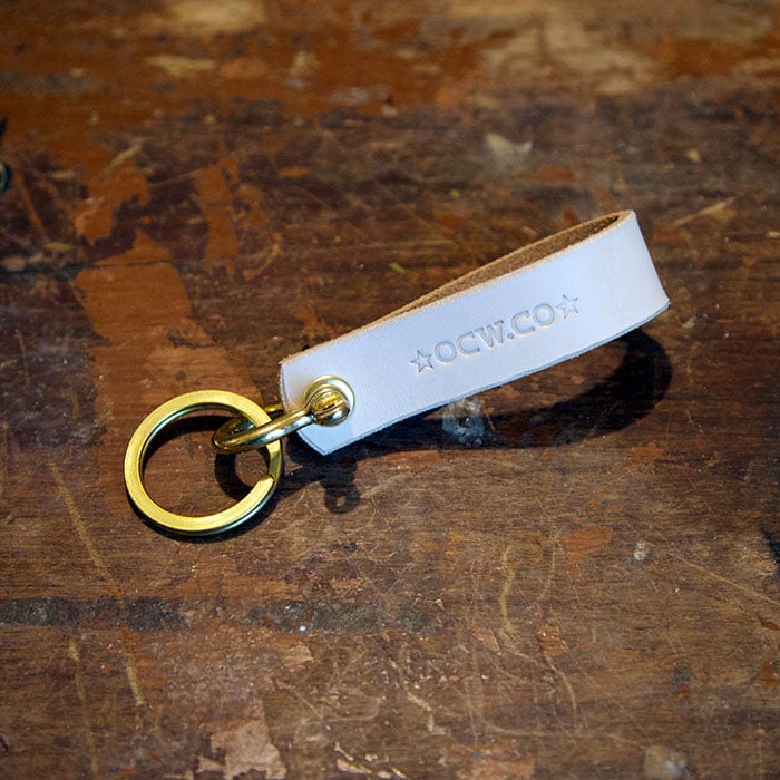 Image of Loop Key Fob with Solid Brass Hardware