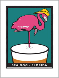 Sea Dog Flamingo