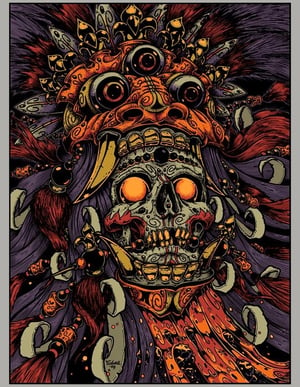Image of Bali Skull • '15 Jeral Tidwell Art Print