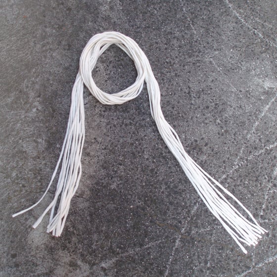 Image of mini stave scarf - white