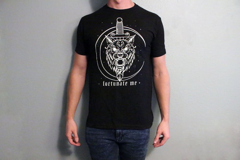 Image of Wolf dagger shirt