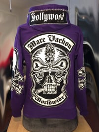 Image 1 of  Purple People Eater Studded Hoodie