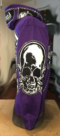 Image 2 of  Purple People Eater Studded Hoodie