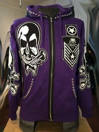 Image 3 of  Purple People Eater Studded Hoodie