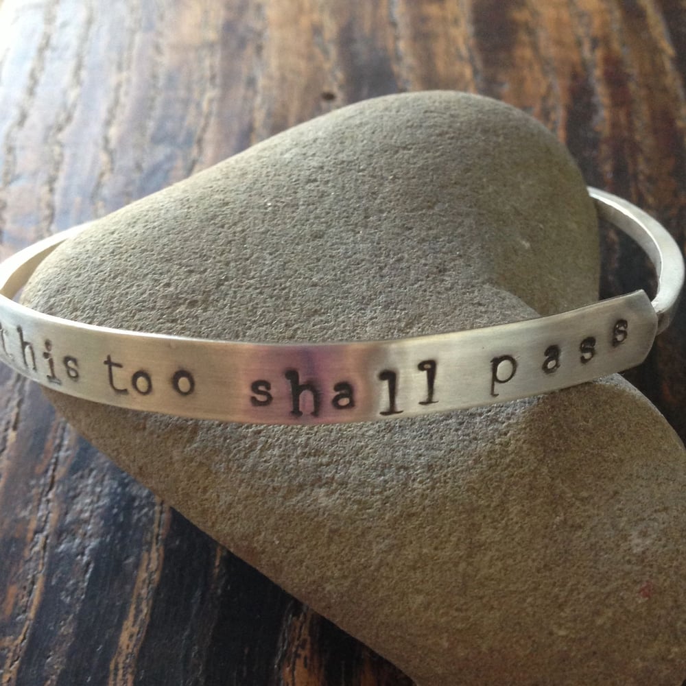 Image of this too shall pass bracelet