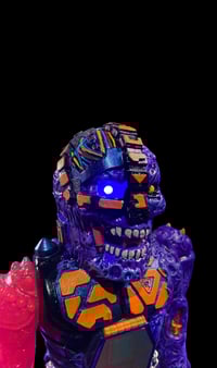 Image 5 of INTERDIMENSIONAL GUARDIAN- 10” vinyl figure, cyber punk edition pre order